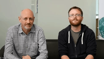 Dave Conway-Jones and Nick O'Leary, co-creators of Node-RED